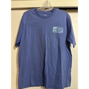 Huk Medium Blue T Shirt Men